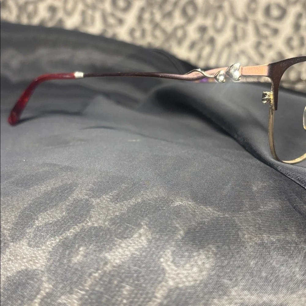 Dior eyeglass *frames only* purple color shift metal designer vintage frames